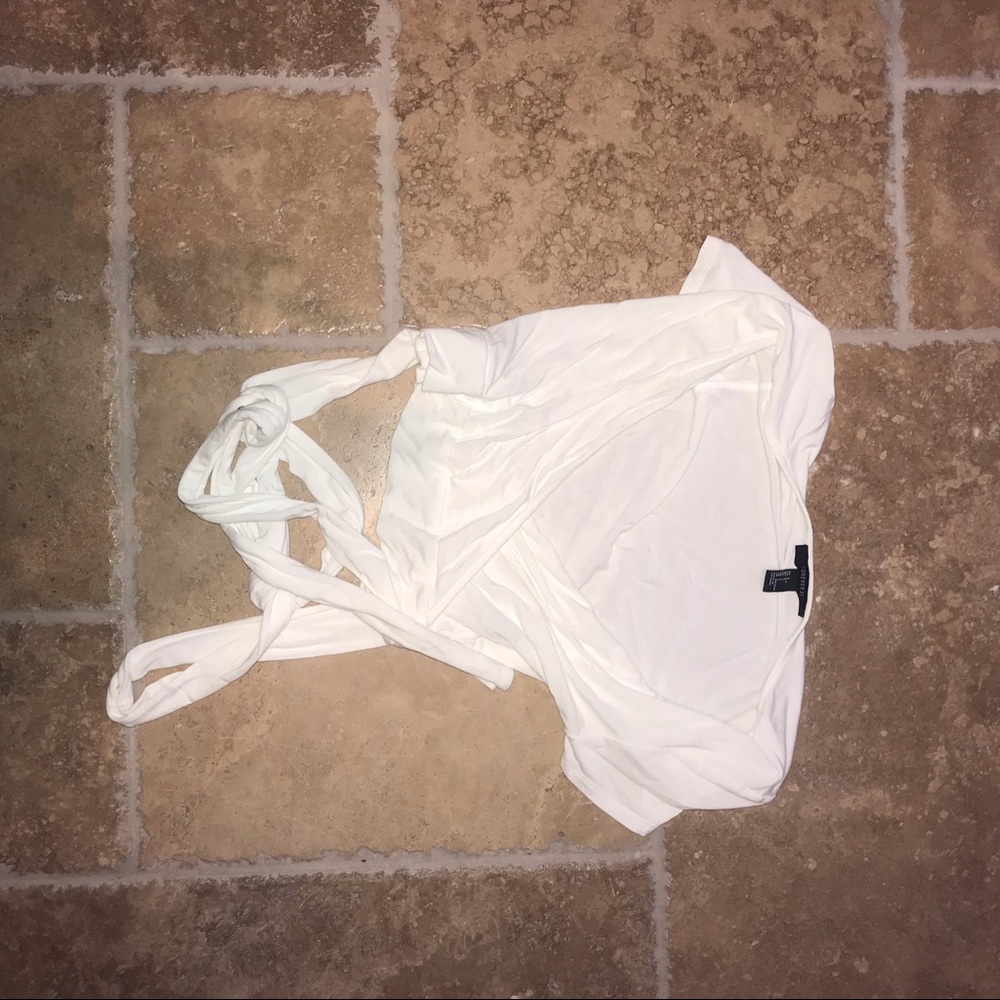 Small white crop top shirt size small